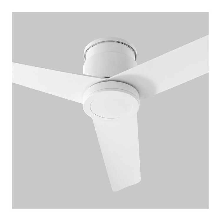 Adora 52″ Three-Blade Indoor/Outdoor Hugger Ceiling Fan – White
