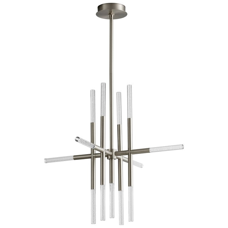 Moxy Thirteen-Light LED Chandelier - Satin Nickel - Image 1