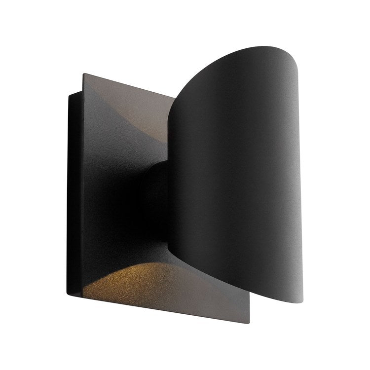 Caliber Two-Light LED Outdoor Wall Sconce - Black - Image 2