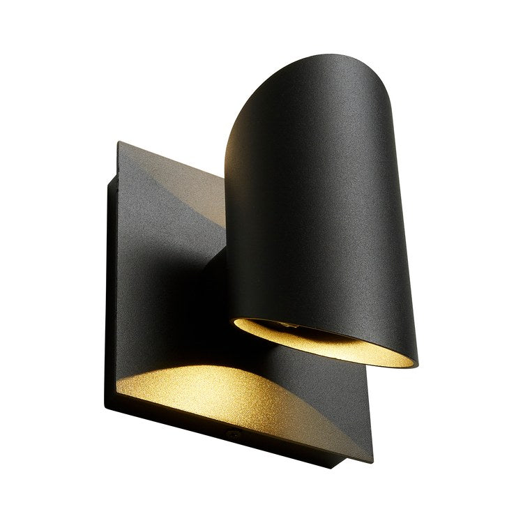 Caliber Two-Light LED Outdoor Wall Sconce - Black - Image 3