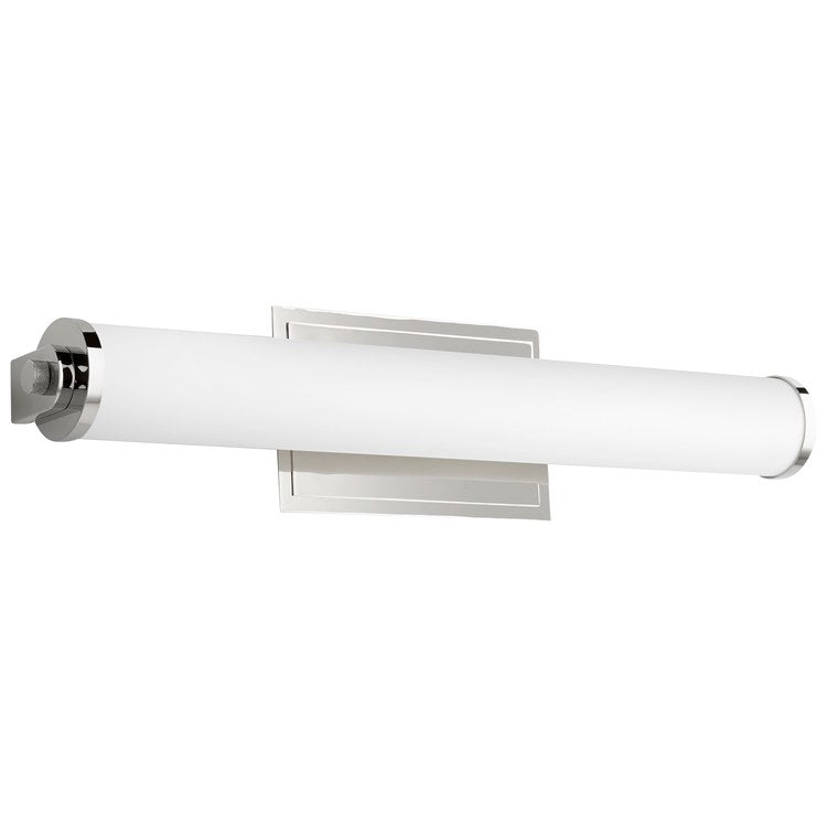 Tempus Single-Light 19" LED Bathroom Vanity Fixture - Polished Nickel - Image 1
