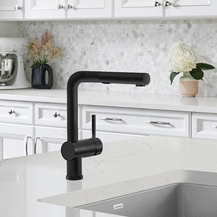 Kitchen Faucet Linus 1 Lever CALGreen Anthracite Pull-Out 2 Function 160 DEG Swivel 1 Hole 1.5 Gallons per Minute - Image 3