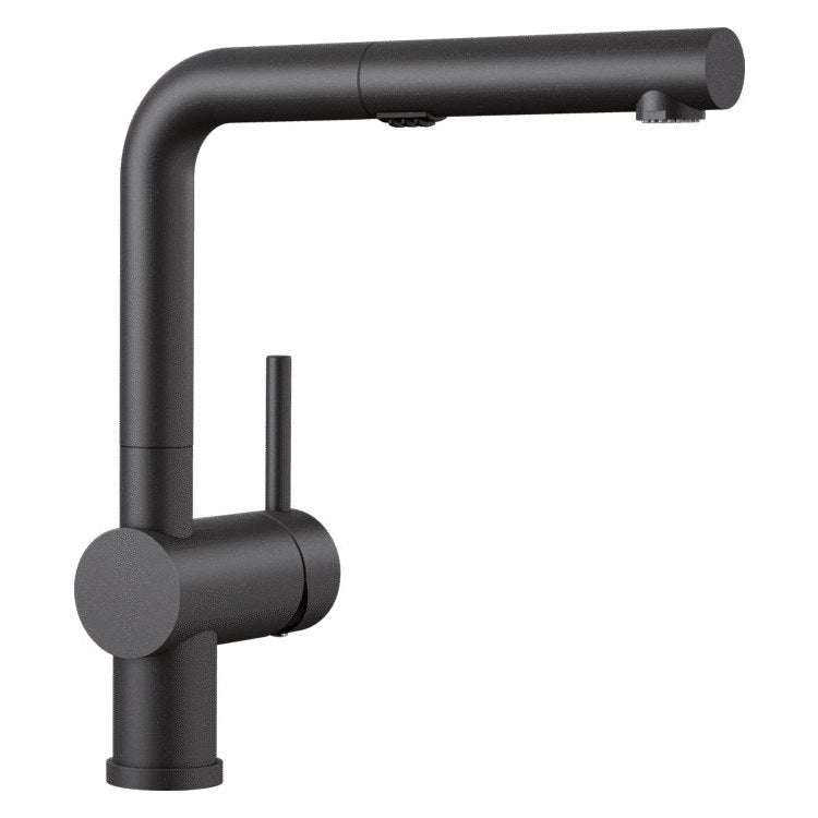 Kitchen Faucet Linus 1 Lever CALGreen Anthracite Pull-Out 2 Function 160 DEG Swivel 1 Hole 1.5 Gallons per Minute - Image 1