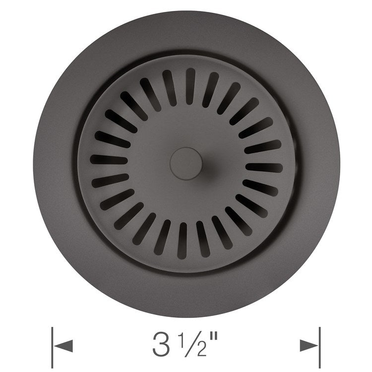 Disposal Flange Decorative Cinder 3-1/2 Inch Stainless Steel for Drains with 3-1/2 Inch Connection 4-1/2 Inch - Image 2