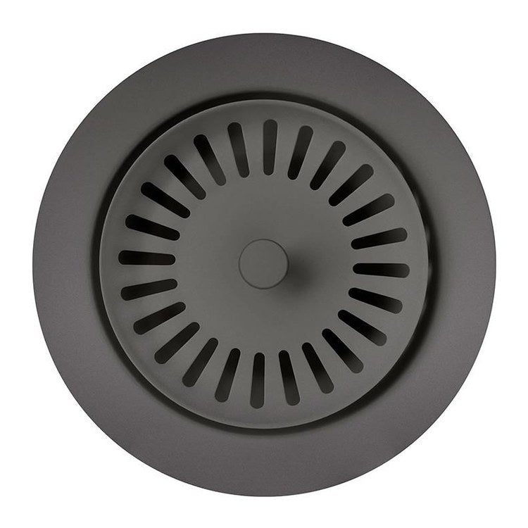 Disposal Flange Decorative Cinder 3-1/2 Inch Stainless Steel for Drains with 3-1/2 Inch Connection 4-1/2 Inch - Image 1