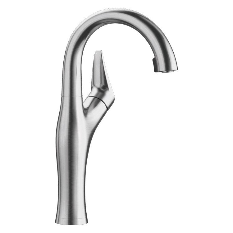 Bar Faucet Artona 1 Lever CALGreen PVD Steel Pull-Out 160 DEG Swivel 1.5 Gallons per Minute - Image 1