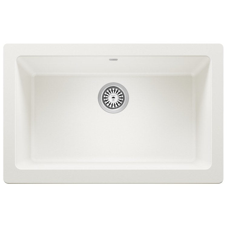 Kitchen Sink Vintera 30 x 19 Inch Single Bowl White Apron Front Rectangle - Image 1