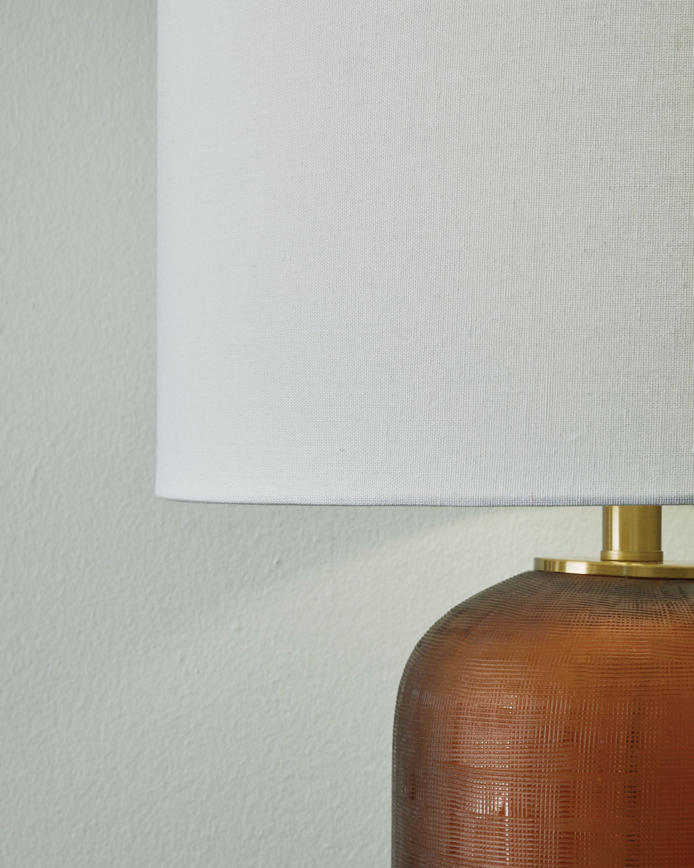 Farberman - Glass Table Lamp - Amber - Image 2