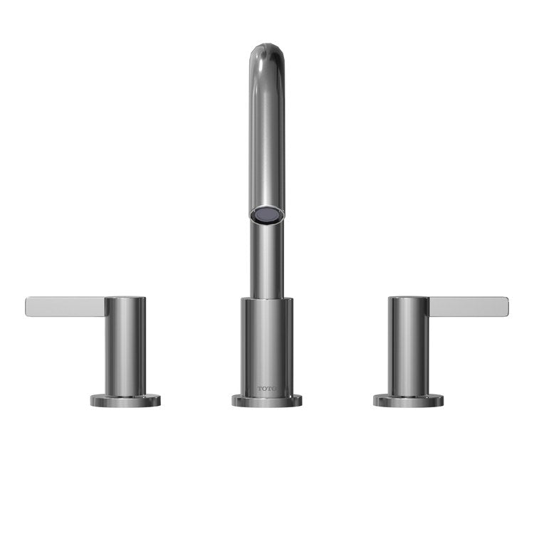 Roman Tub Trim GF with Handshower 2 Lever Polished Chrome ADA 8-11/16 Inch Reach - Image 2