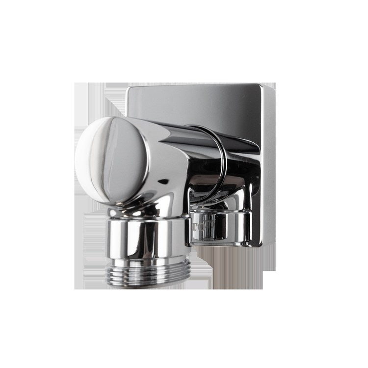Wall Outlet Square Polished Chrome 2-1/8 Inch - Image 1