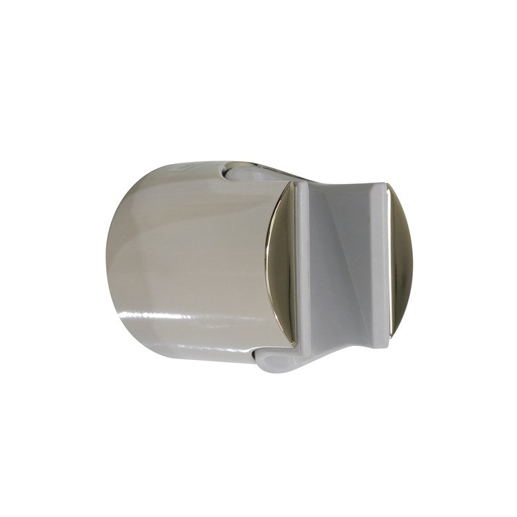 Handshower Mount Round Polished Nickel Plastic - Image 1