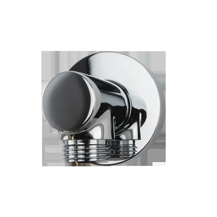 Wall Outlet Round Polished Chrome 2-1/8 Inch - Image 2