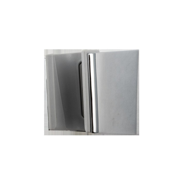 Handshower Mount Square Polished Chrome Plastic - Image 1