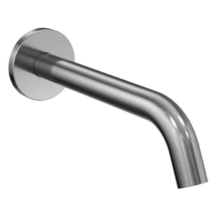 Lavatory Faucet Helix Touchless Wall Mount EcoPower with Thermostatic Valve 0.08GPC ADA Polished Chrome 0.5 Gallons per Minute - Image 1