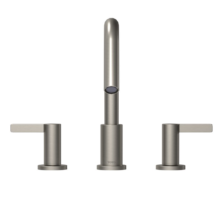 Roman Tub Trim GF with Handshower 2 Lever Brushed Nickel ADA 8-11/16 Inch Reach - Image 2