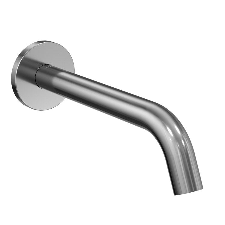 Lavatory Faucet Helix Touchless Wall Mount EcoPower with Thermostatic Valve 0.17GPC ADA Polished Chrome 0.5 Gallons per Minute - Image 1