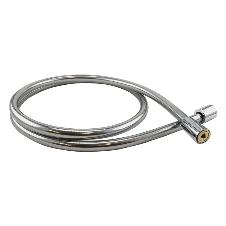 Handshower Hose Kink-Free Swivel Nut 63 Inch Polished Chrome G 1/2 PVC - Image 1