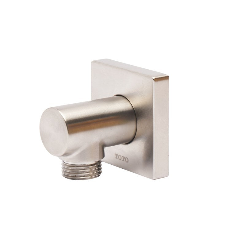 Wall Outlet Square Brushed Nickel 2-1/8 Inch - Image 1