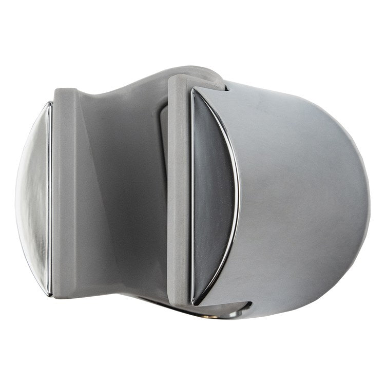 Handshower Mount Round Brushed Nickel Plastic - Image 1