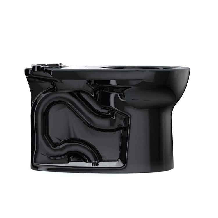 Toilet Bowl Drake Round Front Universal Height Ebony ADA - Image 2