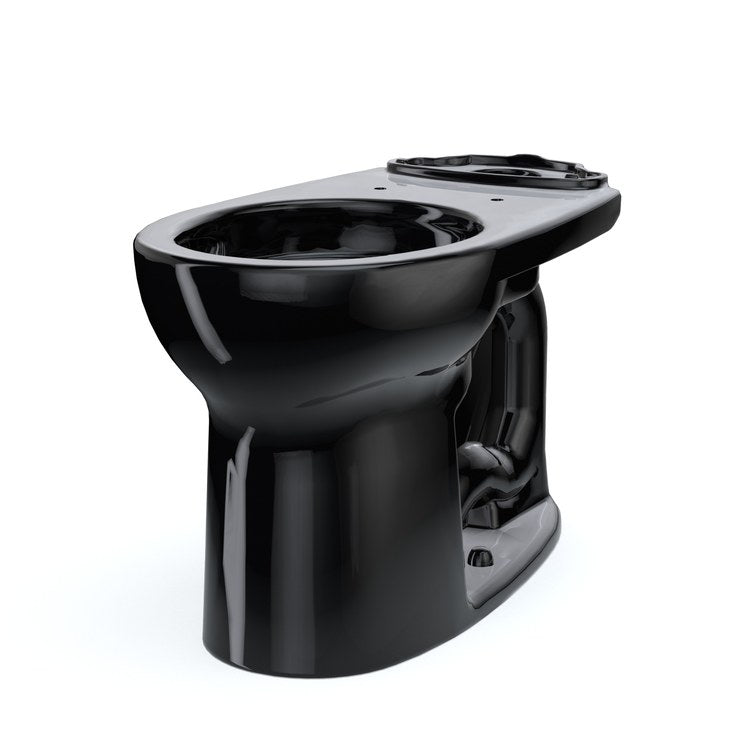Toilet Bowl Drake Round Front Universal Height Ebony ADA - Image 3