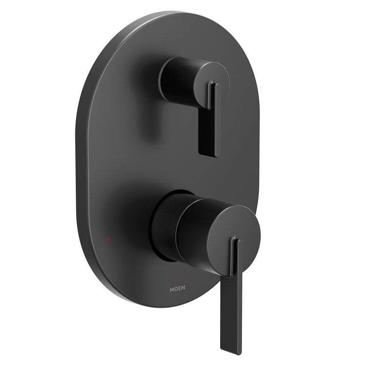 Transfer Valve Trim Cia M-Core 3-Series with Integrated Diverter 2 Lever Matte Black - Image 1