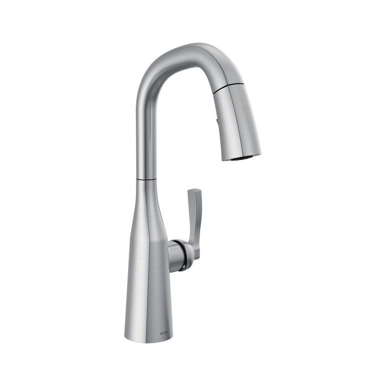 Bar Faucet Stryke Pull Down Arctic Stainless 15-5/8 Inch - Image 1
