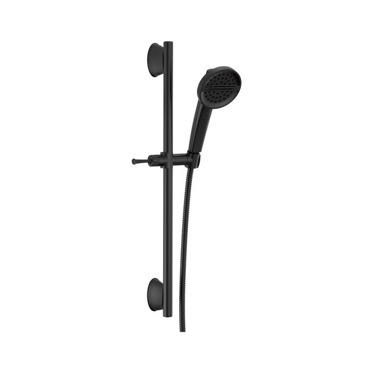 Handshower Matte Black 3 Function 1.75 Gallons per Minute 24" Slide Bar - Image 1