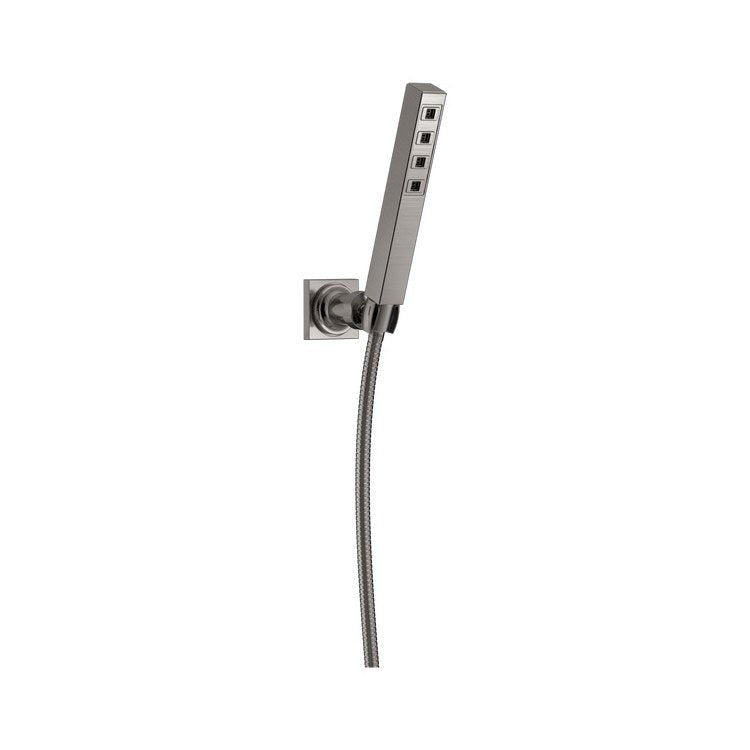 Handshower H2Okinetic Universal Showering Components Lumicoat Stainless 1 Function WaterSense - Image 1