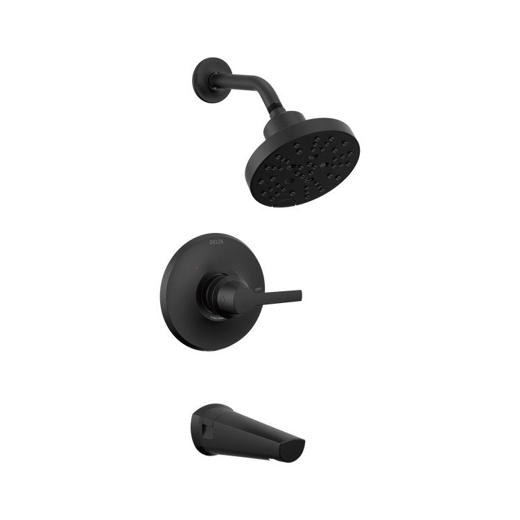 Shower Trim Galeon 14S Matte Black 6-1/2 Inch - Image 1