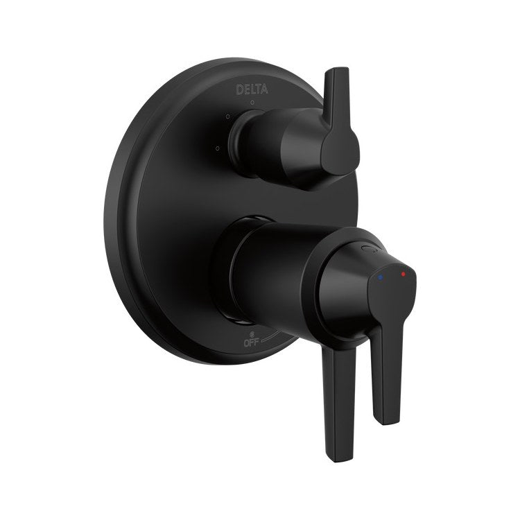 Diverter Trim Galeon 17T 3 Setting Matte Black 6-3/4 Inch 5-1/4 Inch - Image 1
