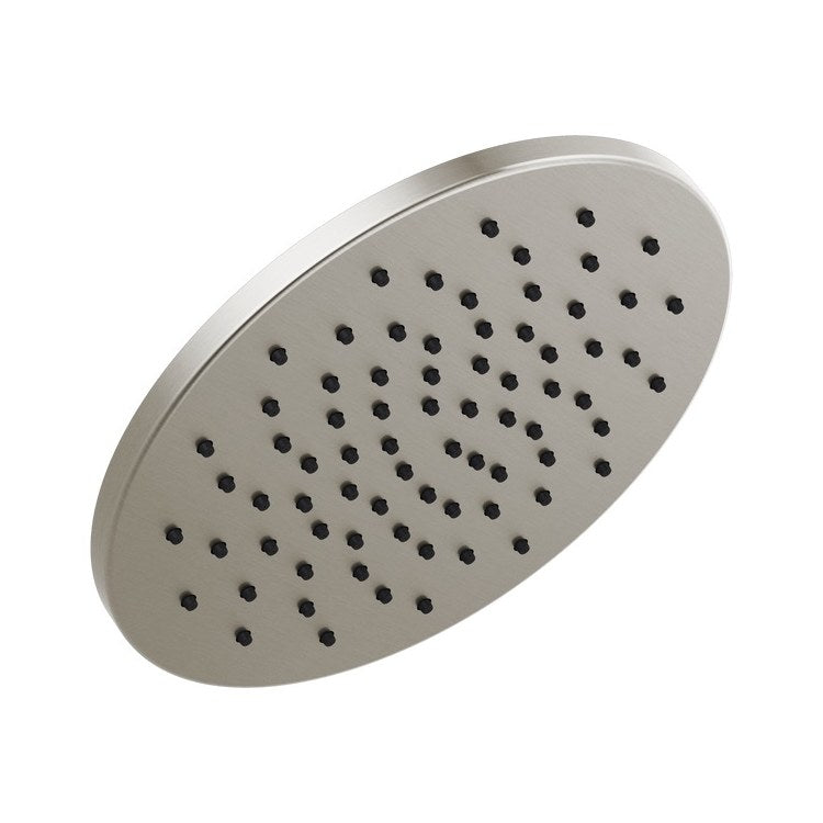 Showerhead Universal Showering Components 1 Functions Raincan Lumicoat Stainless 11-3/4 Inch 1.75 Gallons per Minute Round for Ceiling Mount or Extended Wall Mount Shower Arm Applications - Image 1