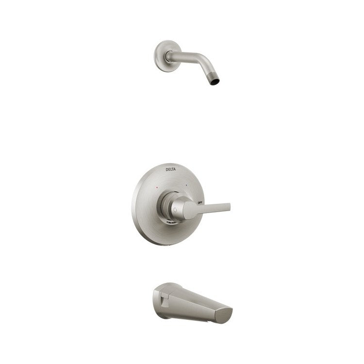 Tub and Shower Trim Galeon 14 Less Head Lumicoat Stainless ADA 6-1/2 Inch - Image 1