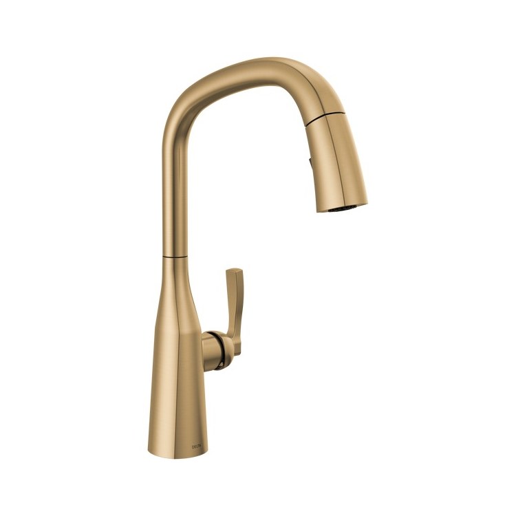 Kitchen Faucet Stryke Pull Down Champagne Bronze 16-3/4 Inch - Image 1