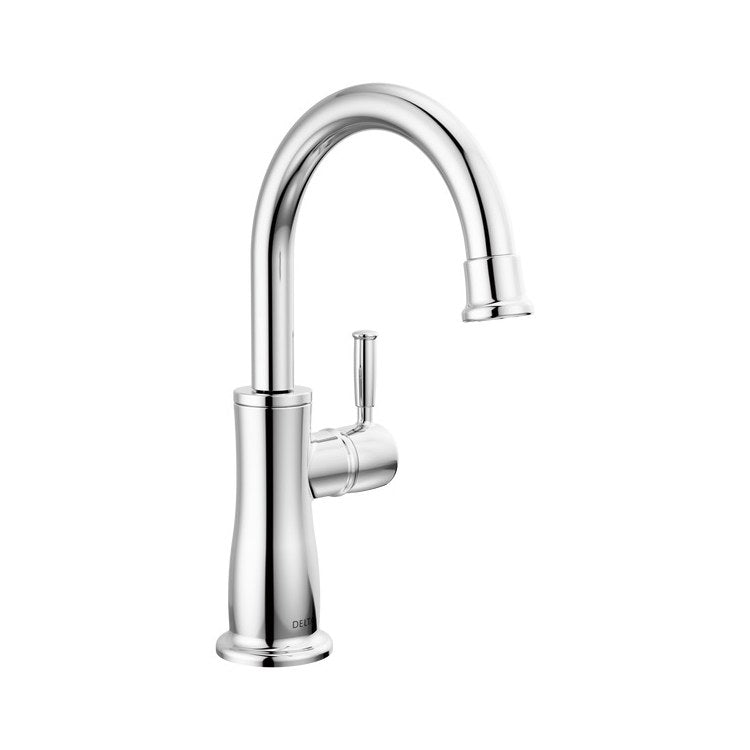 Beverage Faucet Traditional Cold Water Only with Air Gap 1 Lever ADA Chrome 360 DEG Swivel 1 Hole 1.5 Gallons per Minute - Image 1