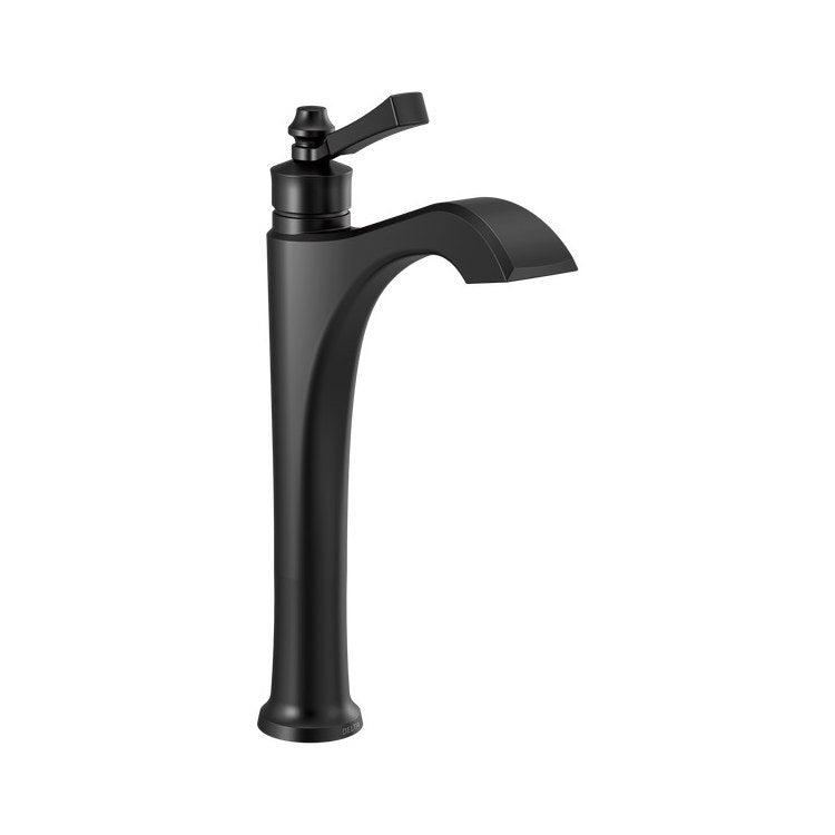 Vessel Faucet Dorval 1 Lever WaterSense ADA Matte Black 1.2 Gallons per Minute