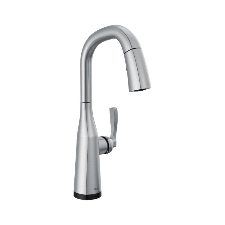Bar Faucet Stryke Pull Down Arctic Stainless 16-1/8 Inch - Image 1
