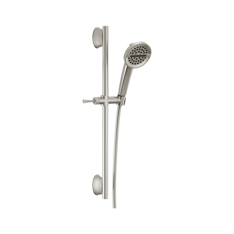 Handshower Lumicoat Stainless 3 Function 1.75 Gallons per Minute 24" Slide Bar 24-5/8 Inch - Image 1
