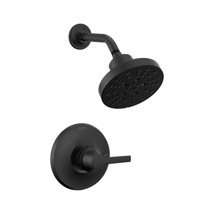 Shower Trim Galeon 14 Matte Black 6-1/2 Inch - Image 1
