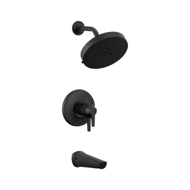 Shower Trim Galeon 17TS Matte Black 6-1/2 Inch 12 Inch - Image 1