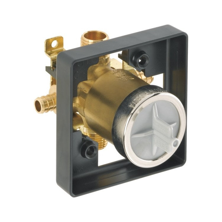 Rough-In Single Box Model Brass PEX Crimp Connection - Image 1