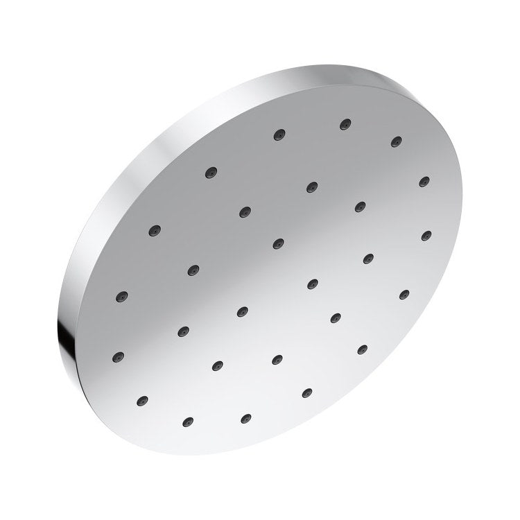 Showerhead Universal Showering Components 1 Functions Lumicoat Chrome 12 Inch 1.75 Gallons per Minute H2Okinetic Round - Image 1