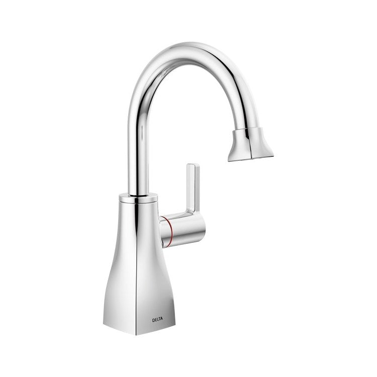 Hot Water Dispenser Contemporary Square Instant Spring-Loaded Self-Closing Chrome 1.5 Gallons per Minute - Image 1