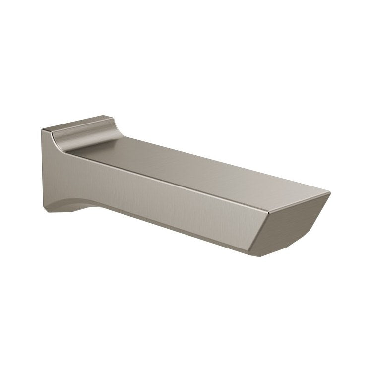Tub Spout Pivotal Lumicoat Stainless 9 Inch Metal 1/2 Inch NPT - Image 1