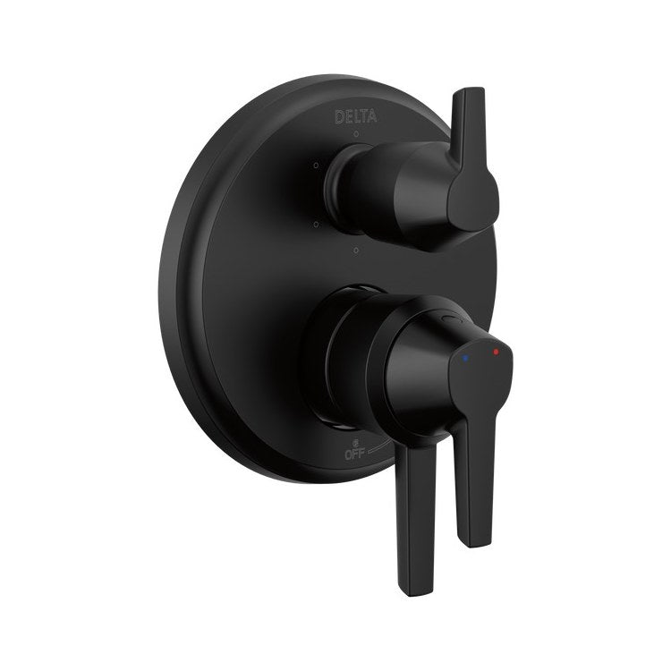 Diverter Trim Galeon 17S 6 Setting Matte Black 6-3/4 Inch 3-7/8 Inch - Image 1
