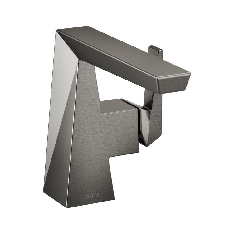 Lavatory Faucet Trillian 1 Lever ADA No-Lead/WaterSense Lumicoat Black Stainless 1.2 Gallons per Minute Deck Angled Metal Pop-Up 1/3 Hole Diamond Seal Technology - Image 1