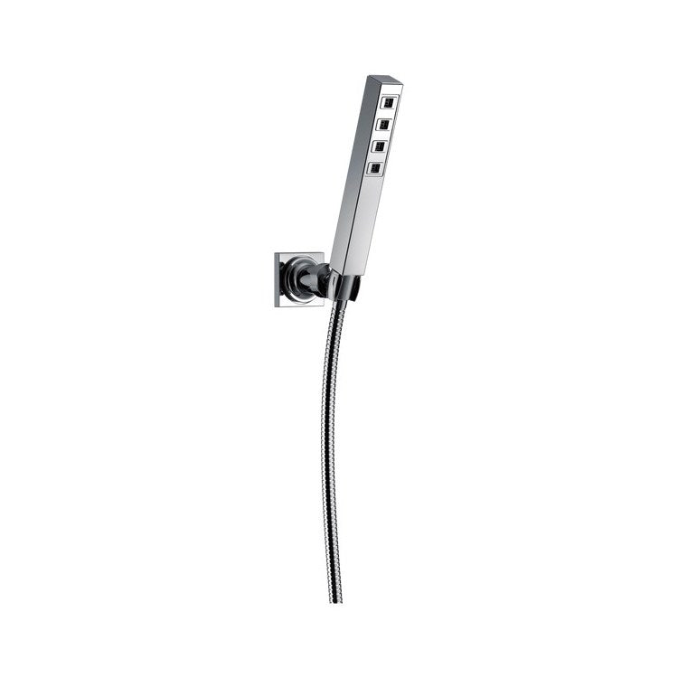 Handshower H2Okinetic Universal Showering Components Lumicoat Chrome 1 Function WaterSense - Image 1