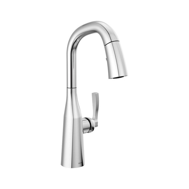 Bar Faucet Stryke Pull Down Chrome 15-5/8 Inch - Image 1