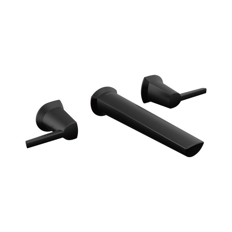 Faucet Trim Galeon 3 Hole Matte Black ADA 2 Inch - Image 1