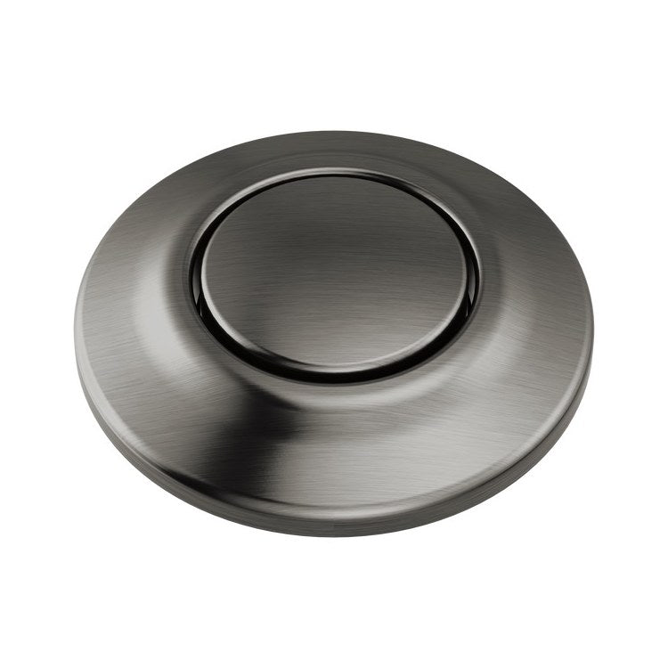Air Switch with Dual Outlet 1-3/4 Inch Black Stainless for Garbage Disposal - Image 1